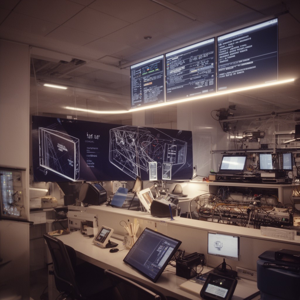 AI-generated illustration of MIT Laboratory for Information and Decision Systems