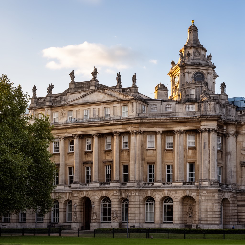 AI-generated illustration of Old Royal Naval College