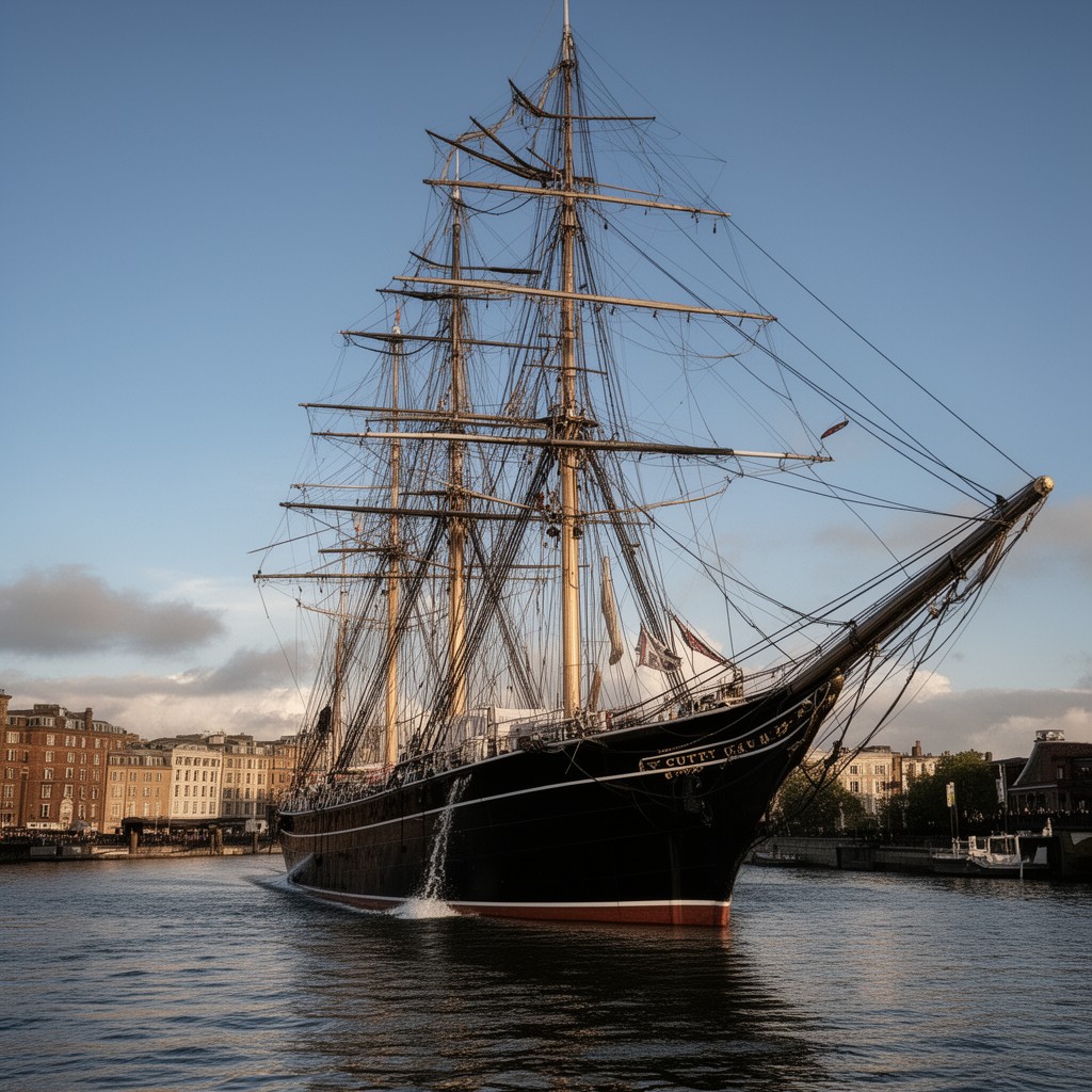 AI-generated illustration of Cutty Sark