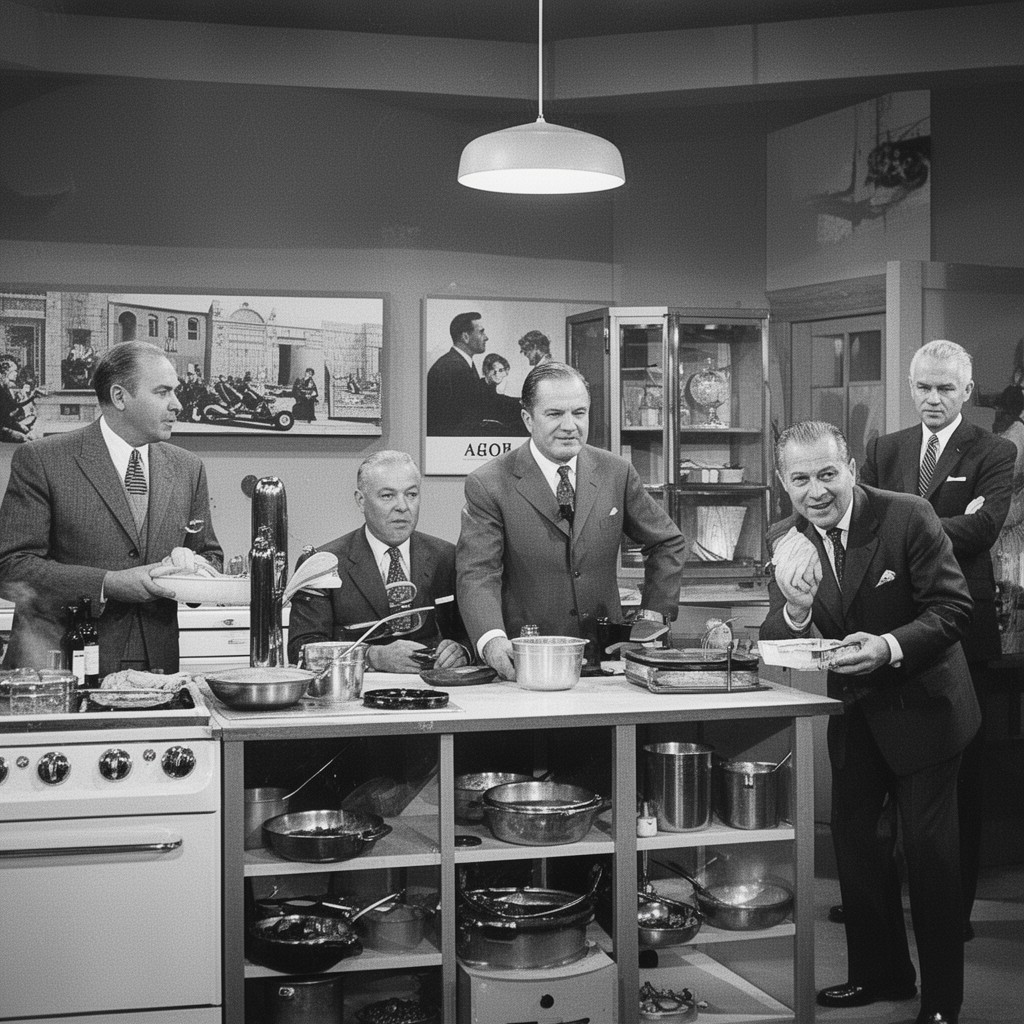 AI-generated illustration of Kitchen Debate