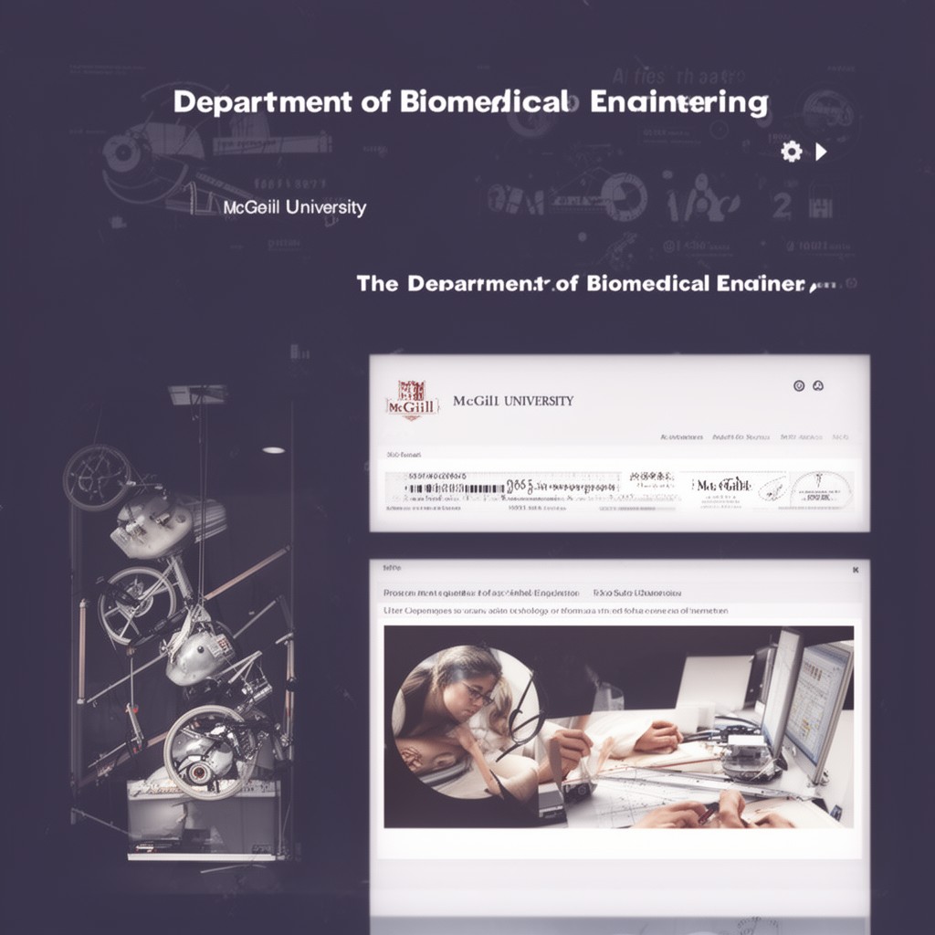 AI-generated illustration of Department of Biomedical Engineering