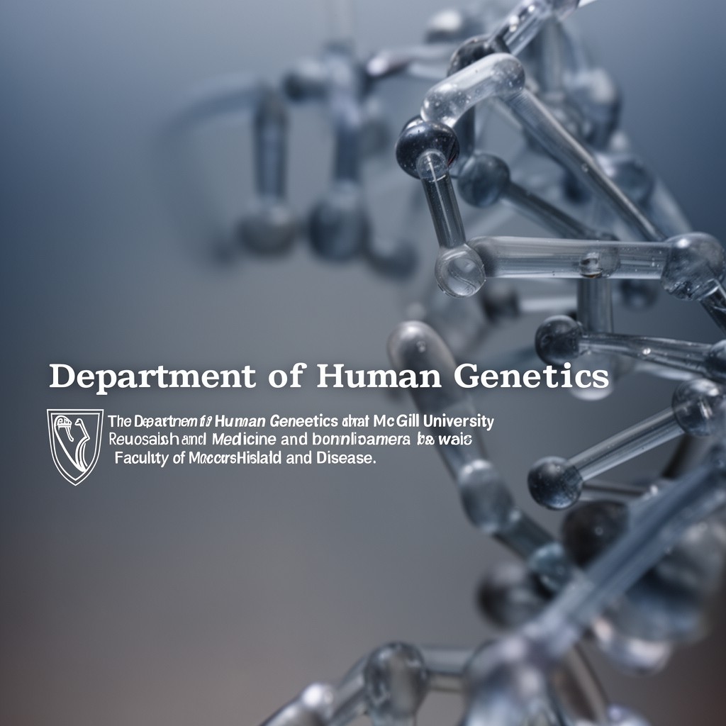 AI-generated illustration of Department of Human Genetics