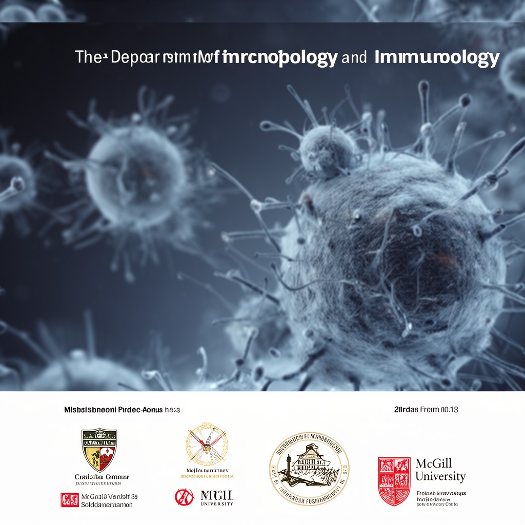 AI-generated illustration of Department of Microbiology and Immunology