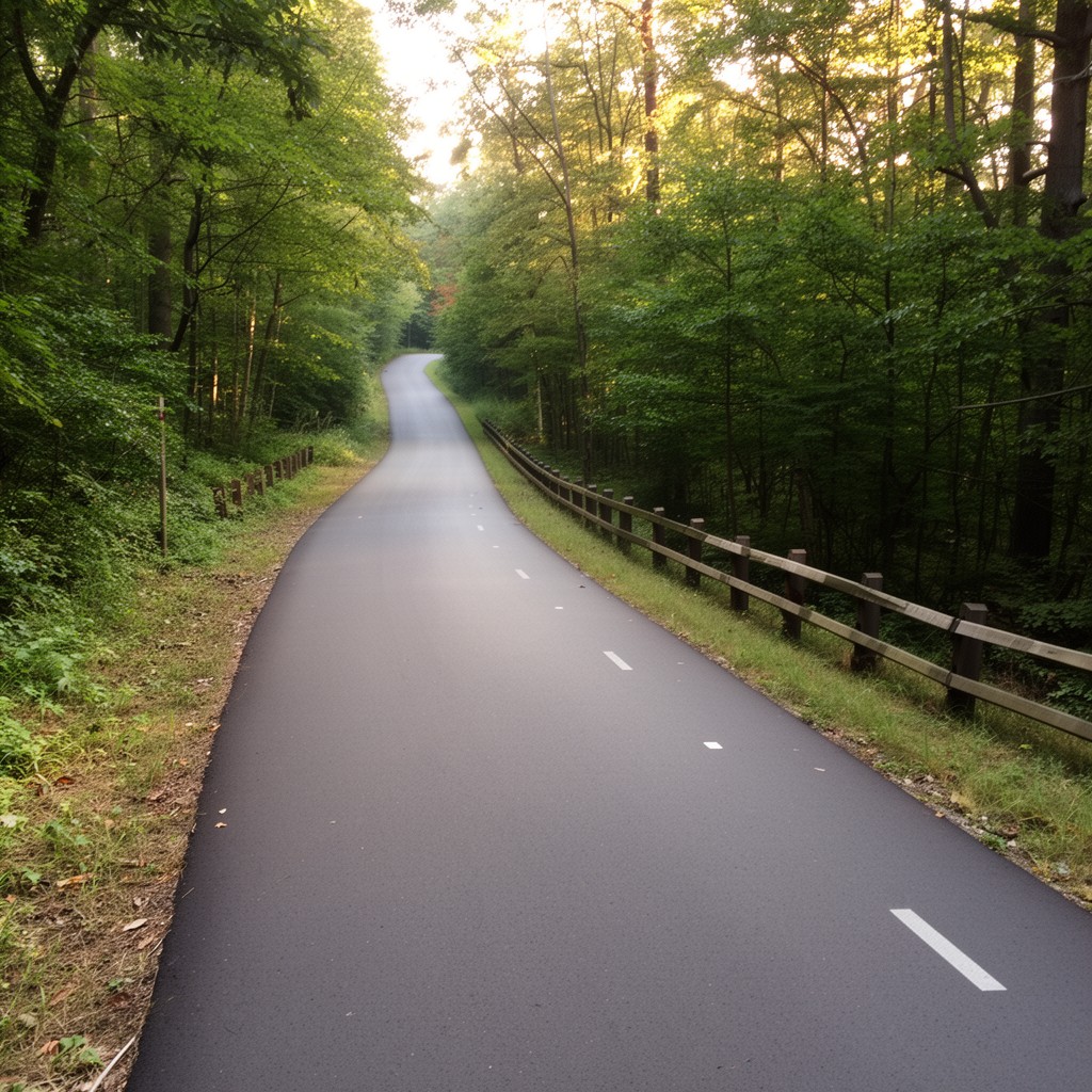 AI-generated illustration of North County Trailway