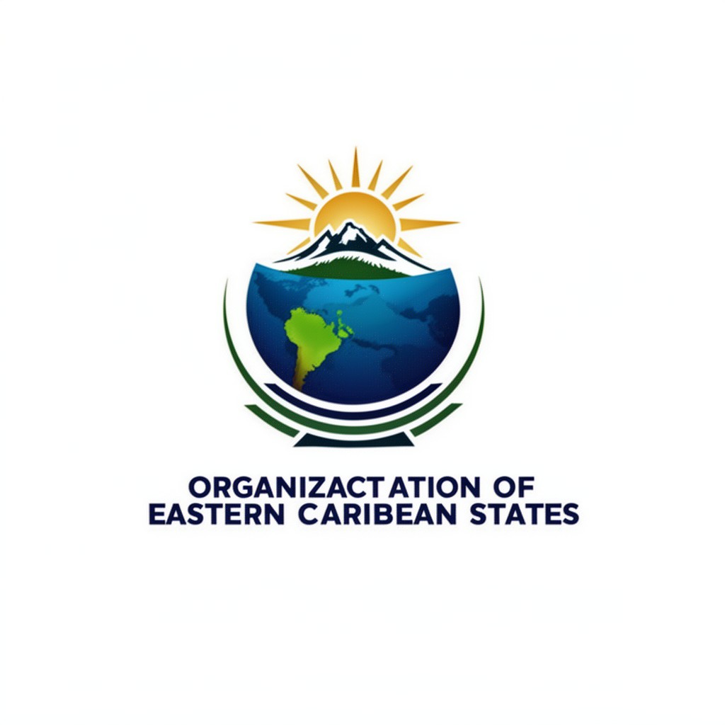 AI-generated illustration of Organization of Eastern Caribbean States (associate member)