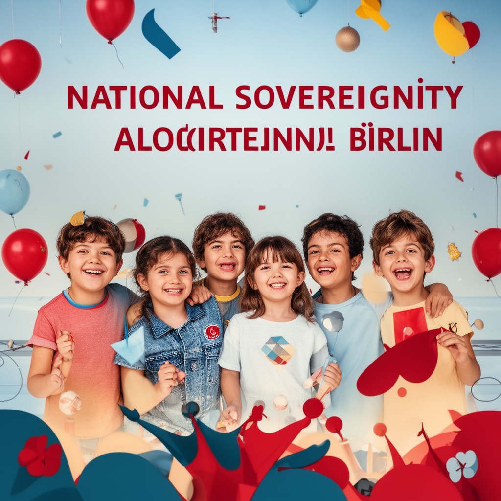 AI-generated illustration of National Sovereignty and Children’s Day