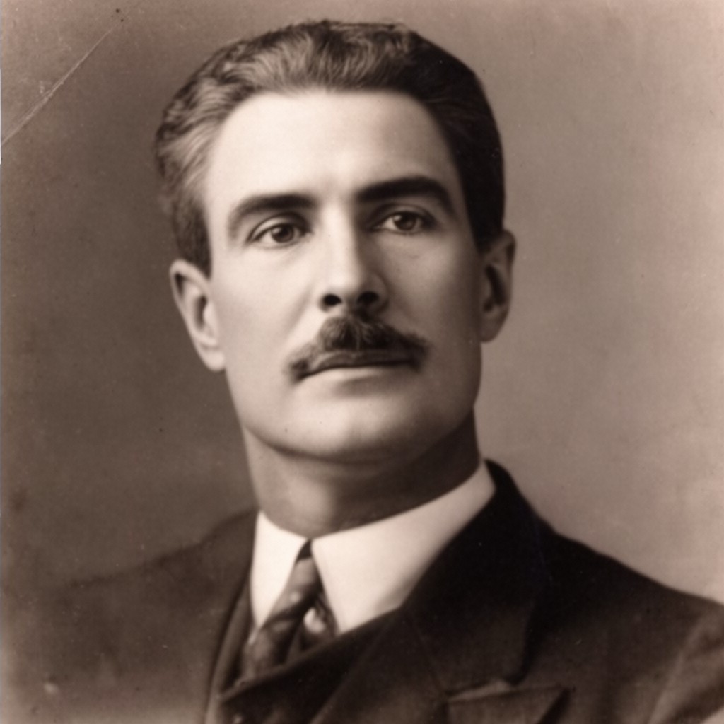 AI-generated illustration of Mehmet Akif Ersoy