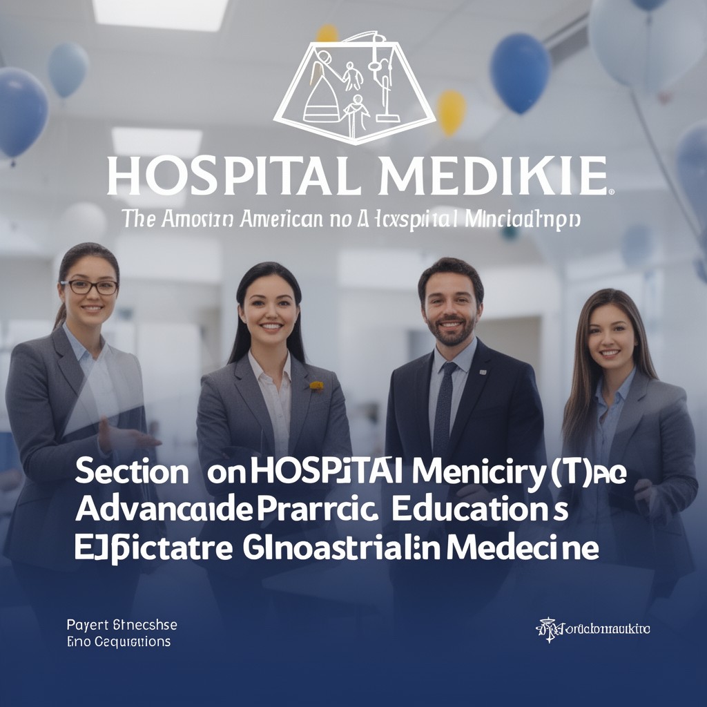 AI-generated illustration of Section on Hospital Medicine