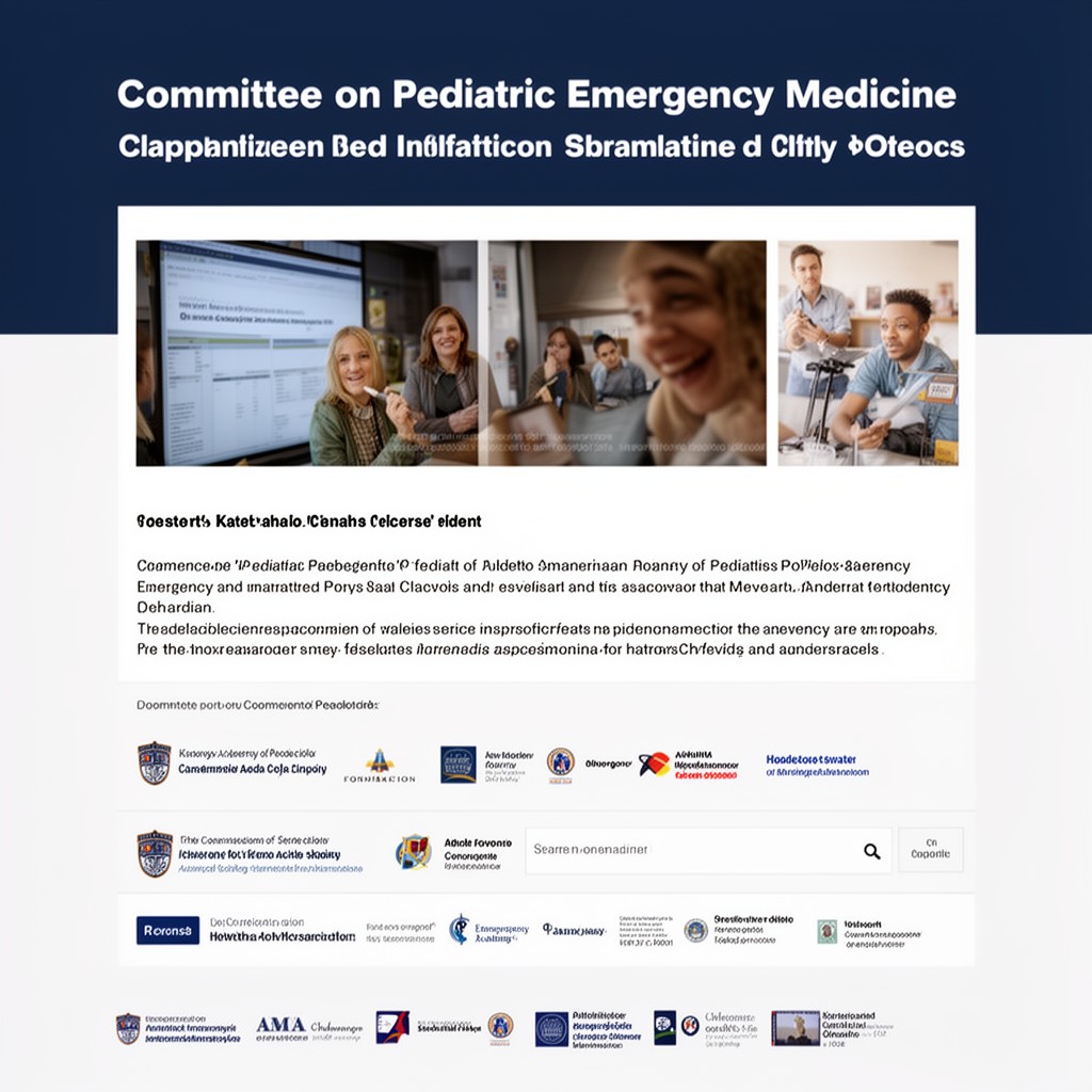 AI-generated illustration of Committee on Pediatric Emergency Medicine
