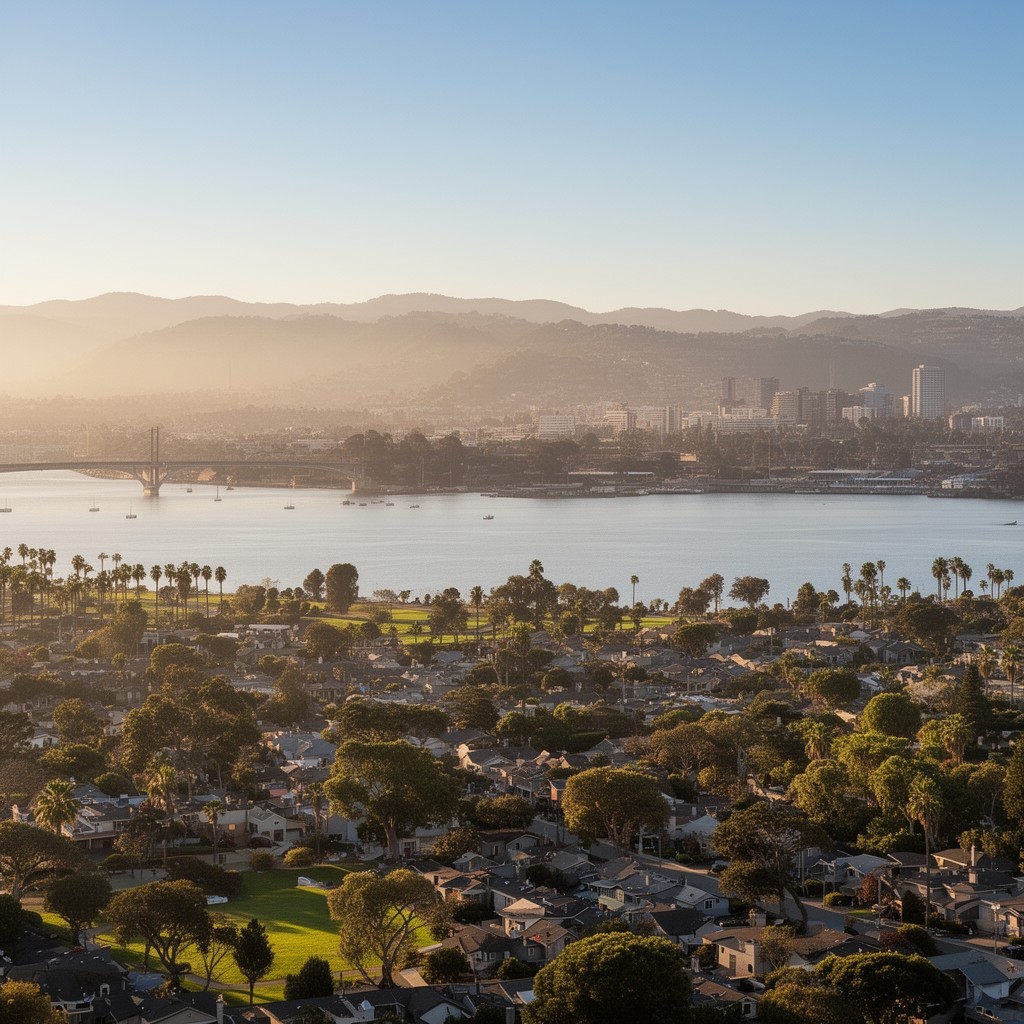 AI-generated illustration of San Mateo