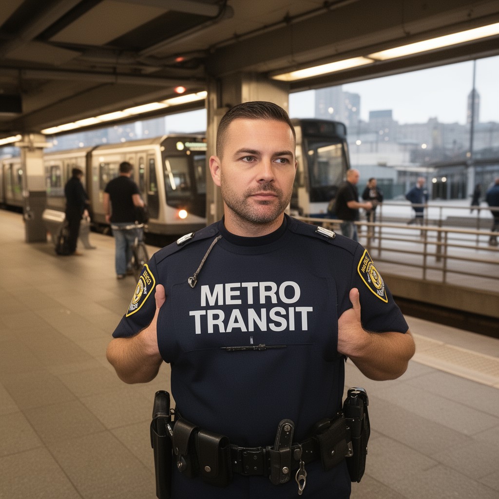 AI-generated illustration of Metro Transit Police Department