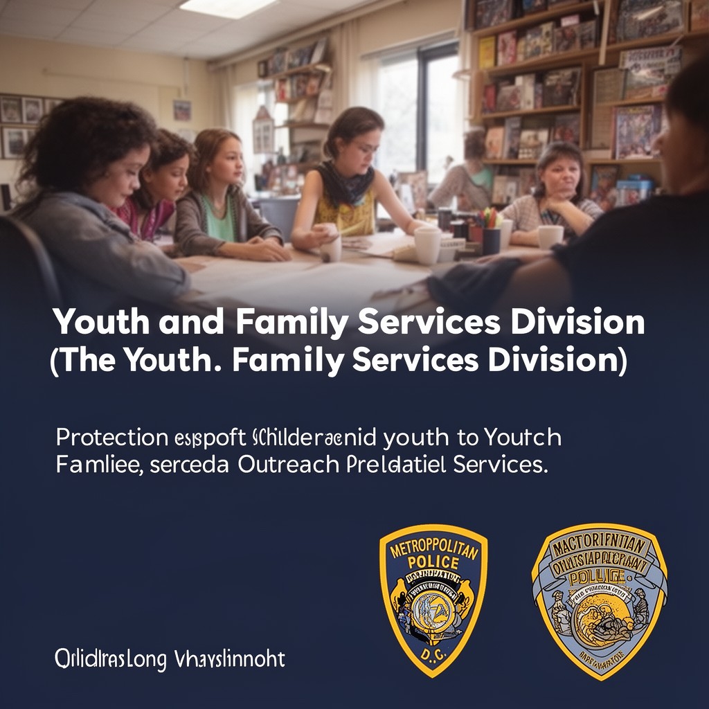 AI-generated illustration of Youth and Family Services Division