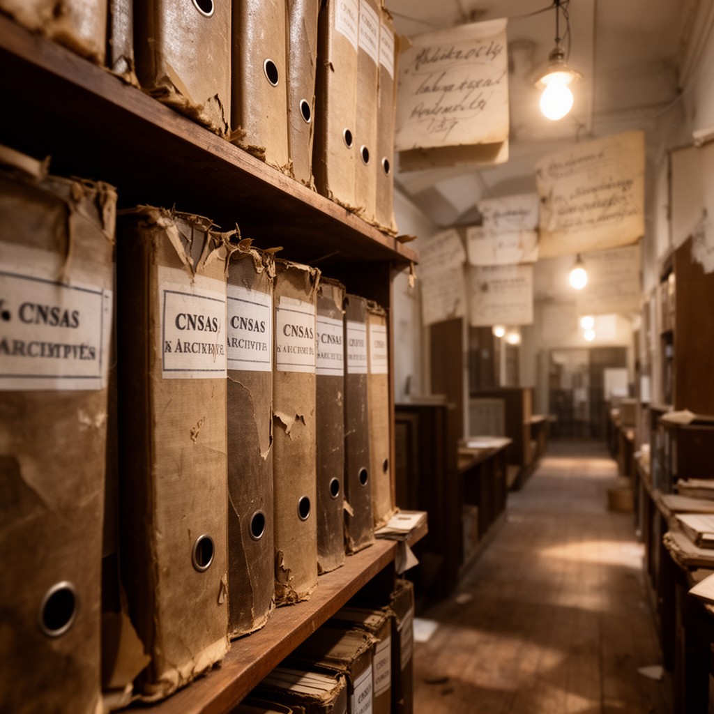 AI-generated illustration of CNSAS archives