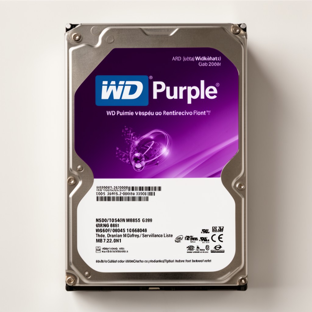AI-generated illustration of WD Purple