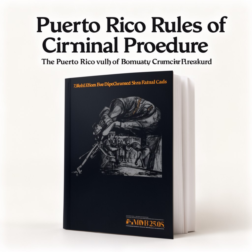 AI-generated illustration of Puerto Rico Rules of Criminal Procedure