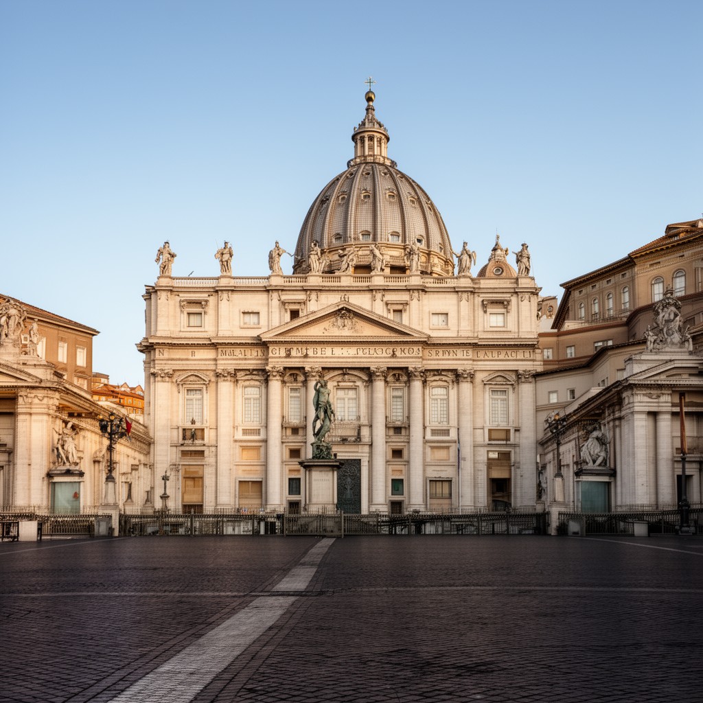AI-generated illustration of Apostolic Palace