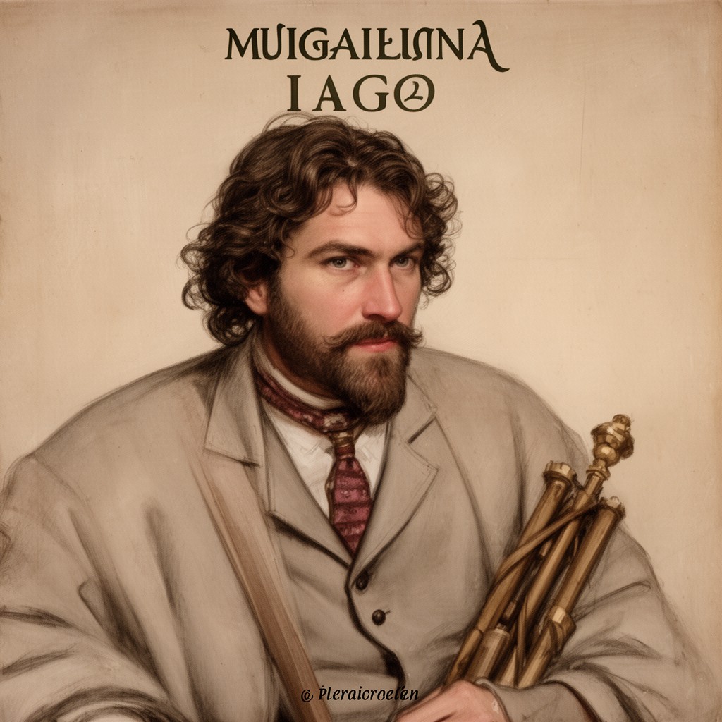AI-generated illustration of Galician Iago