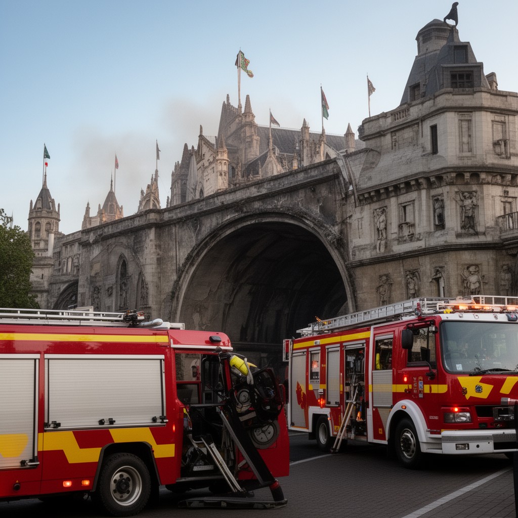 AI-generated illustration of London Fire Commissioner