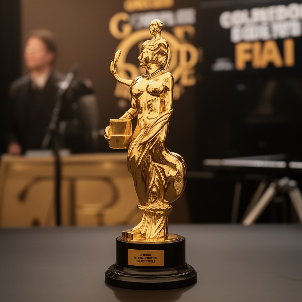 AI-generated illustration of Golden Globe Award for Best Actor – Miniseries or Television Film