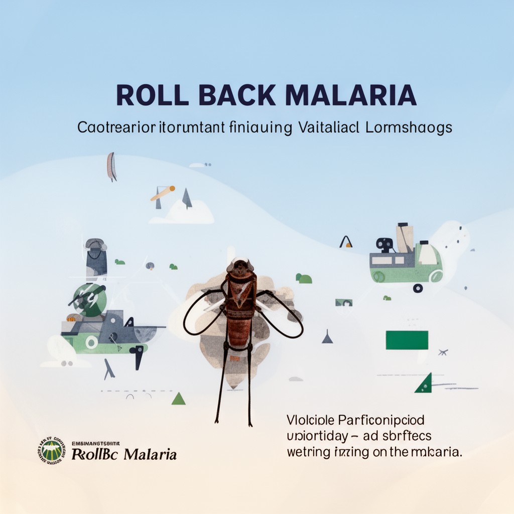 AI-generated illustration of Roll Back Malaria