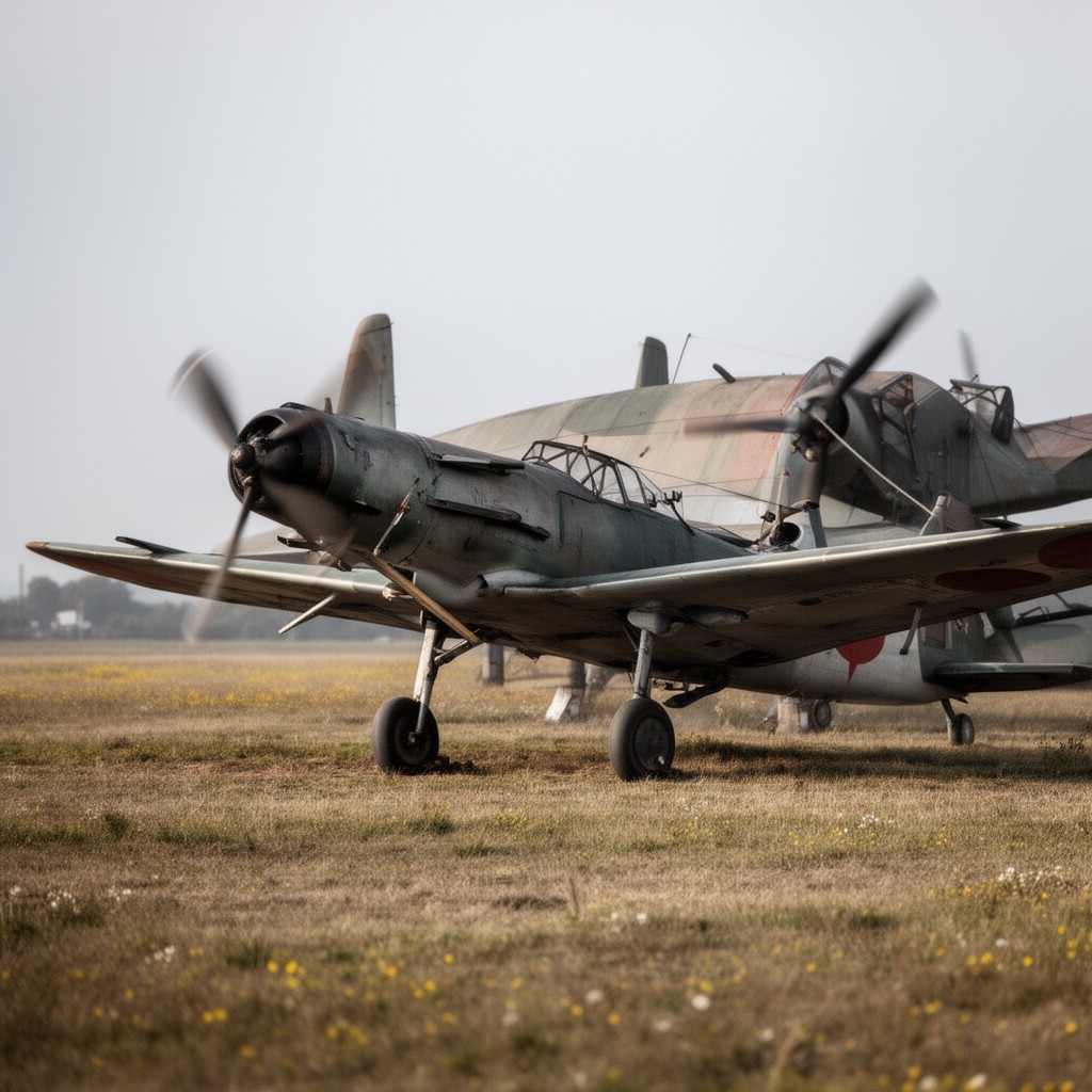 AI-generated illustration of Nakajima Ki-27