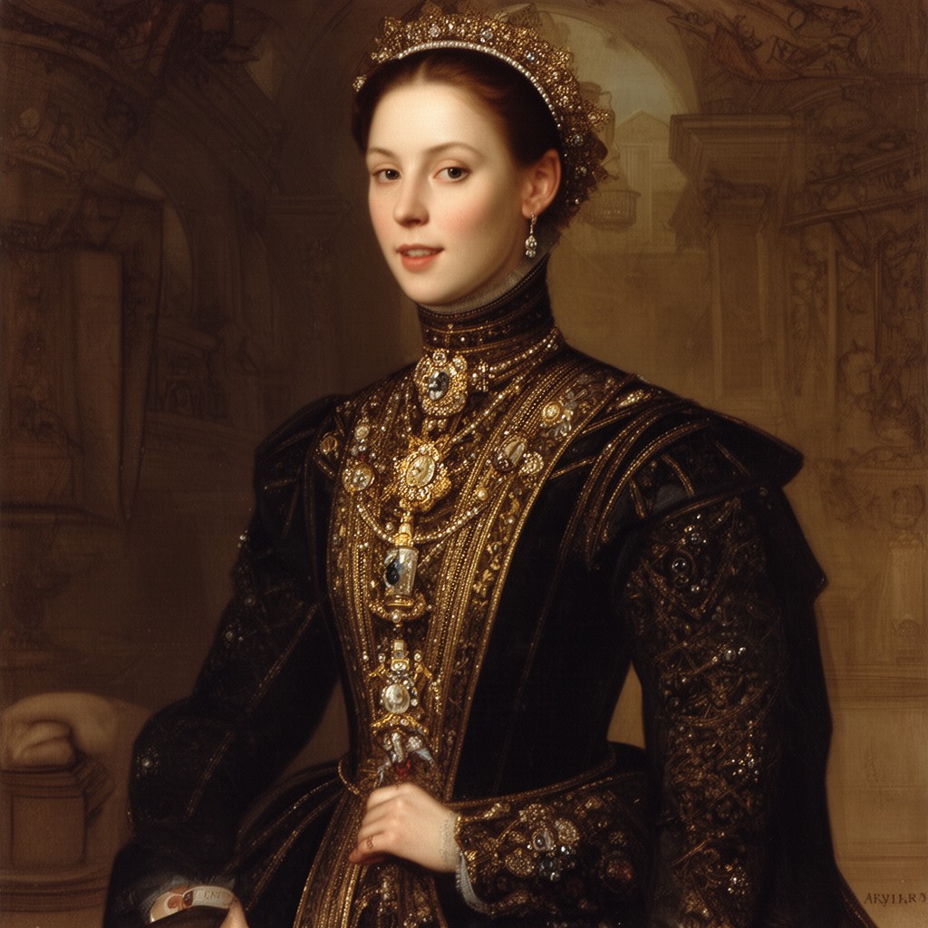 AI-generated illustration of Isabella of Austria