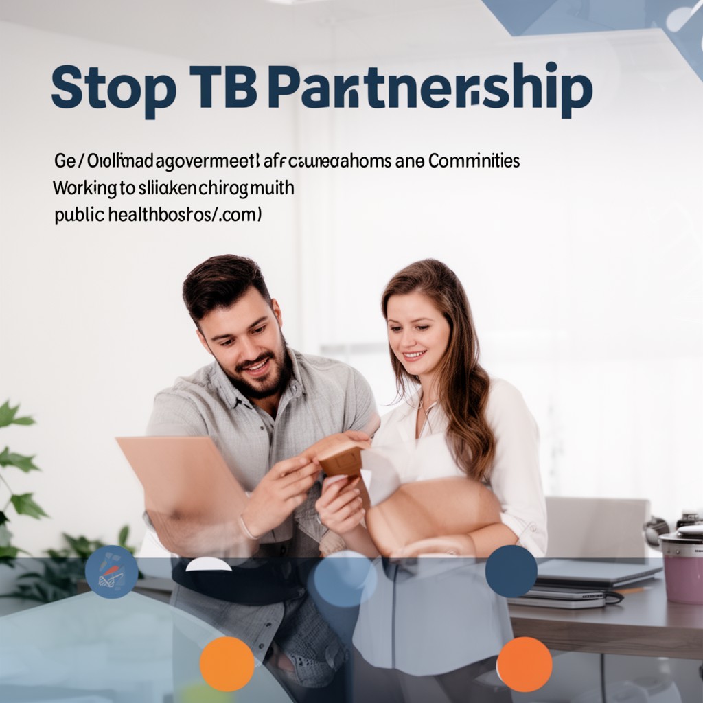 AI-generated illustration of Stop TB Partnership