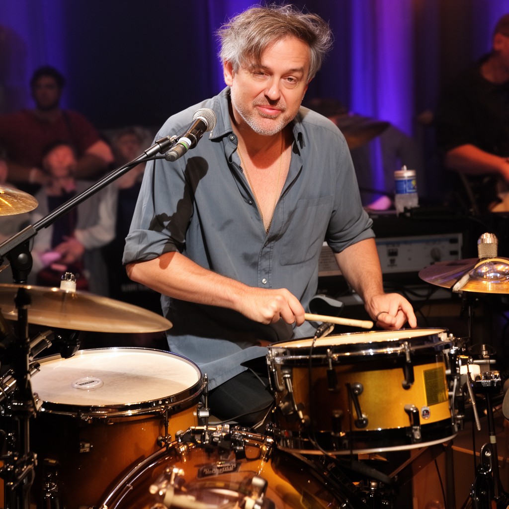 AI-generated illustration of Max Weinberg