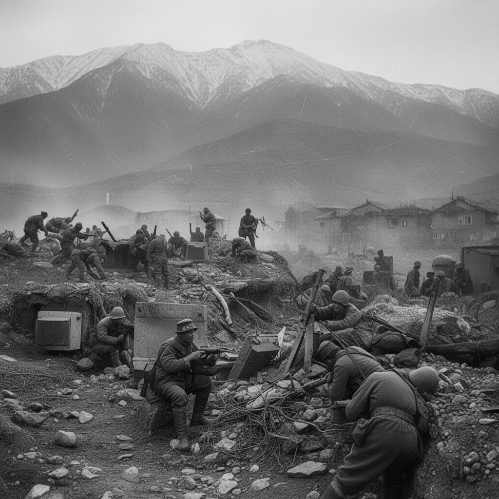 AI-generated illustration of North Caucasus offensive operations