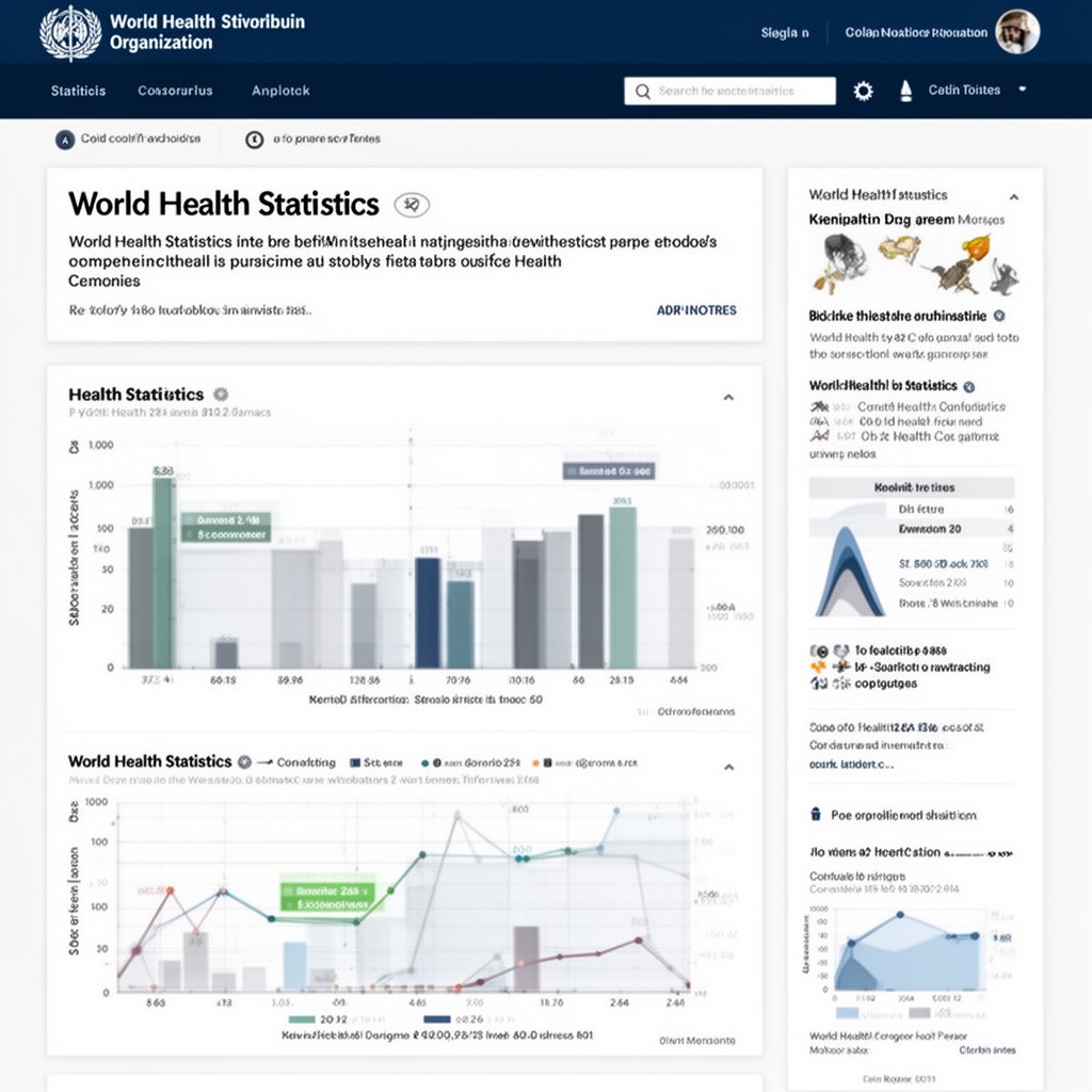 AI-generated illustration of World Health Statistics