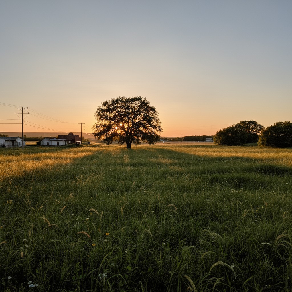 AI-generated illustration of Lone Tree, Iowa