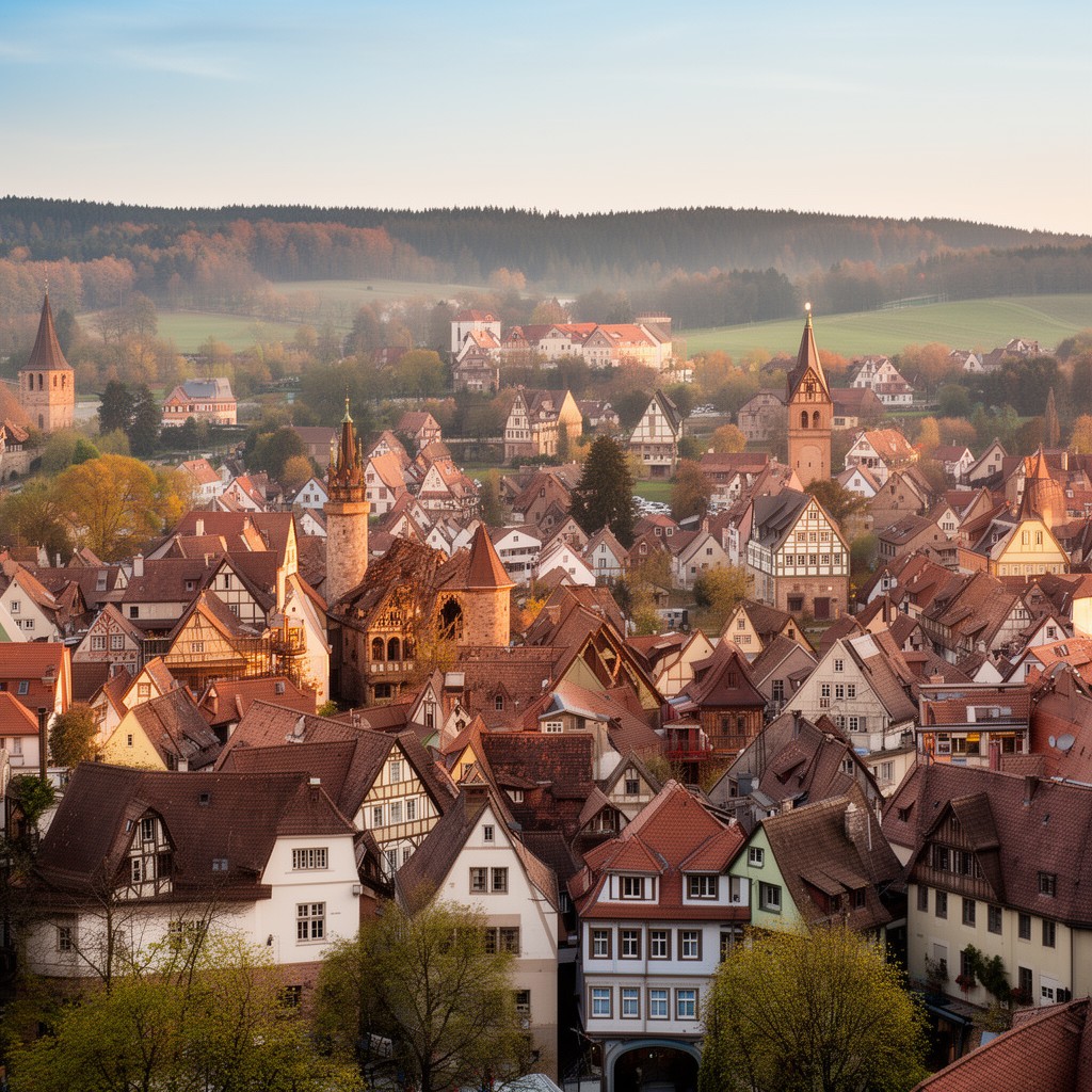 AI-generated illustration of Upper Franconia