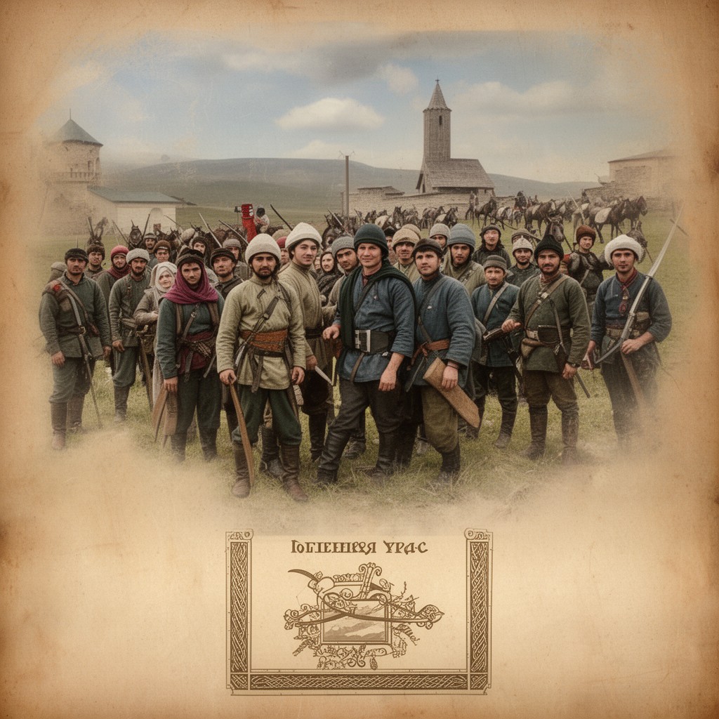AI-generated illustration of Tatars