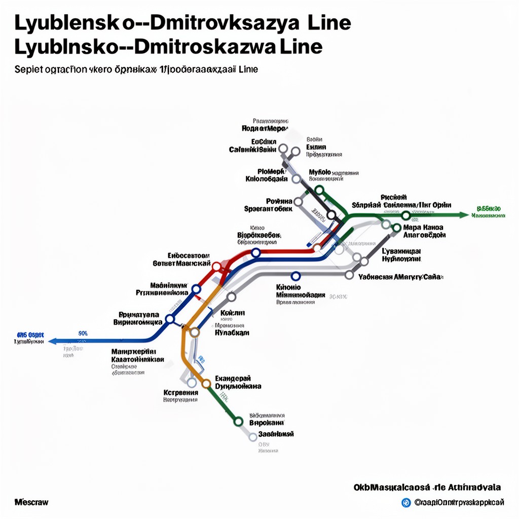 AI-generated illustration of Lyublinsko–Dmitrovskaya Line