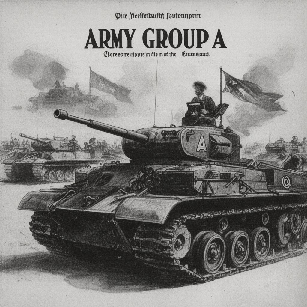 AI-generated illustration of Army Group A