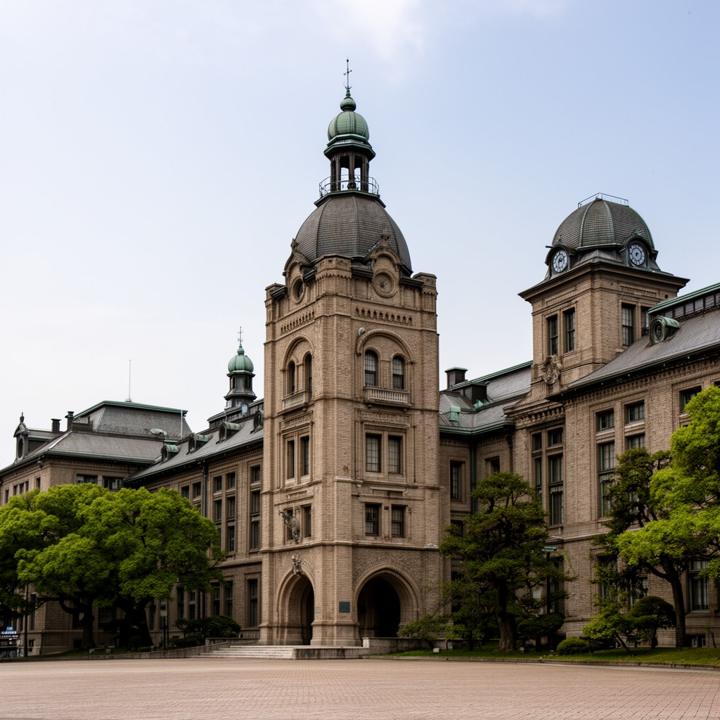 AI-generated illustration of Osaka Imperial University