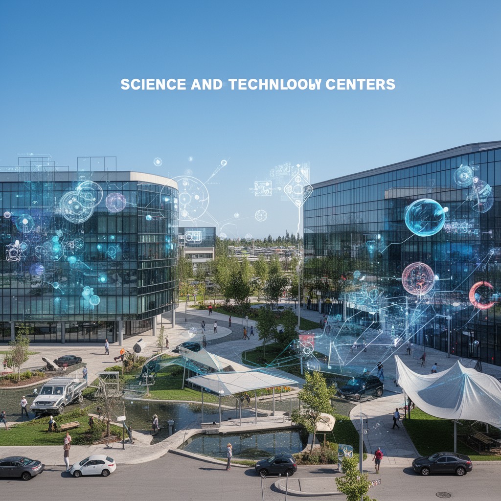AI-generated illustration of Science and Technology Centers
