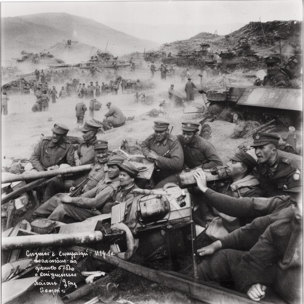 AI-generated illustration of Crimean campaign