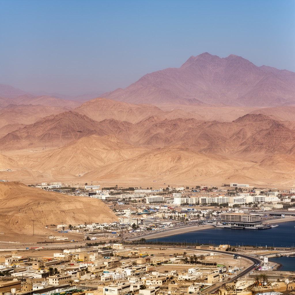AI-generated illustration of Tabuk Region