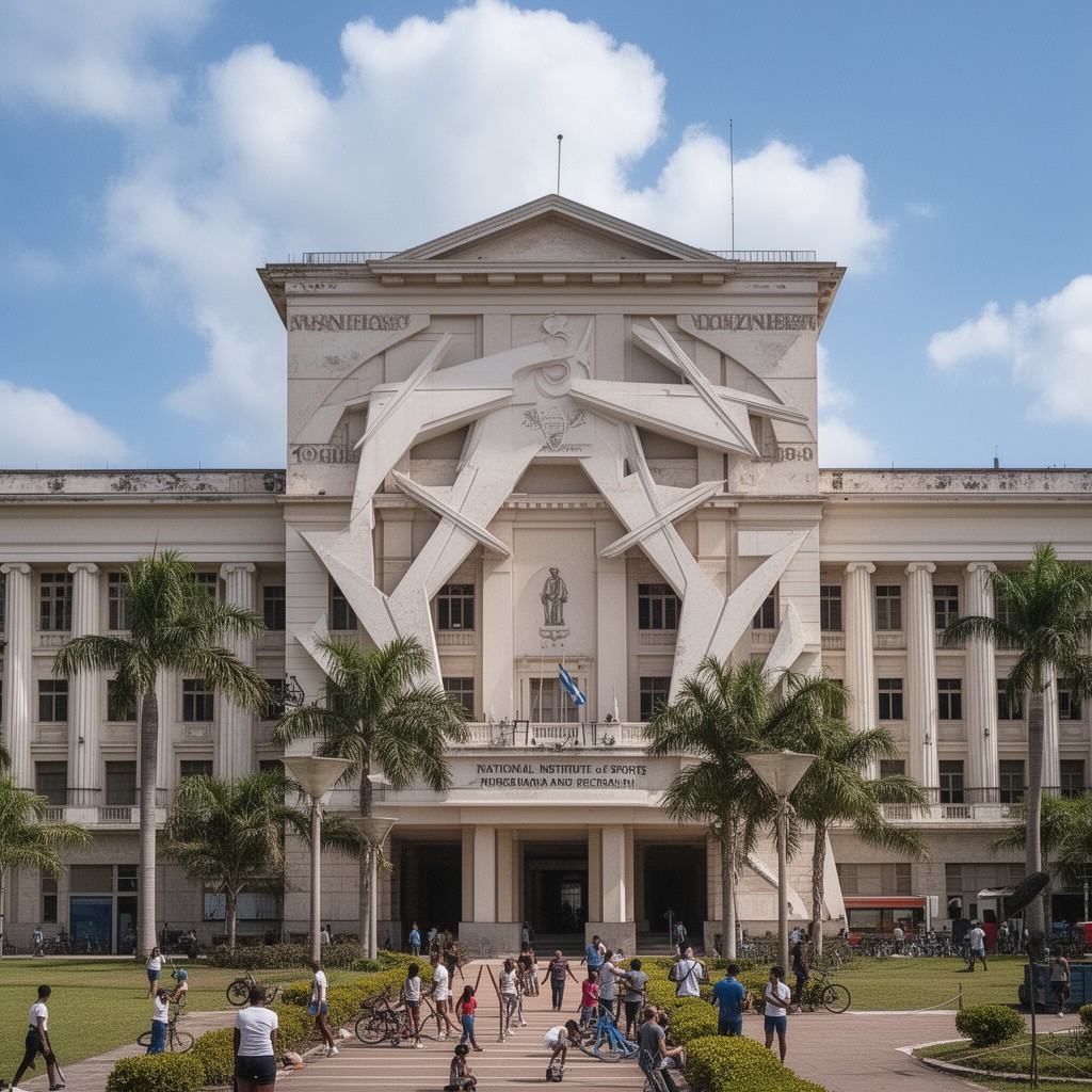 AI-generated illustration of National Institute of Sports, Physical Education and Recreation of Cuba