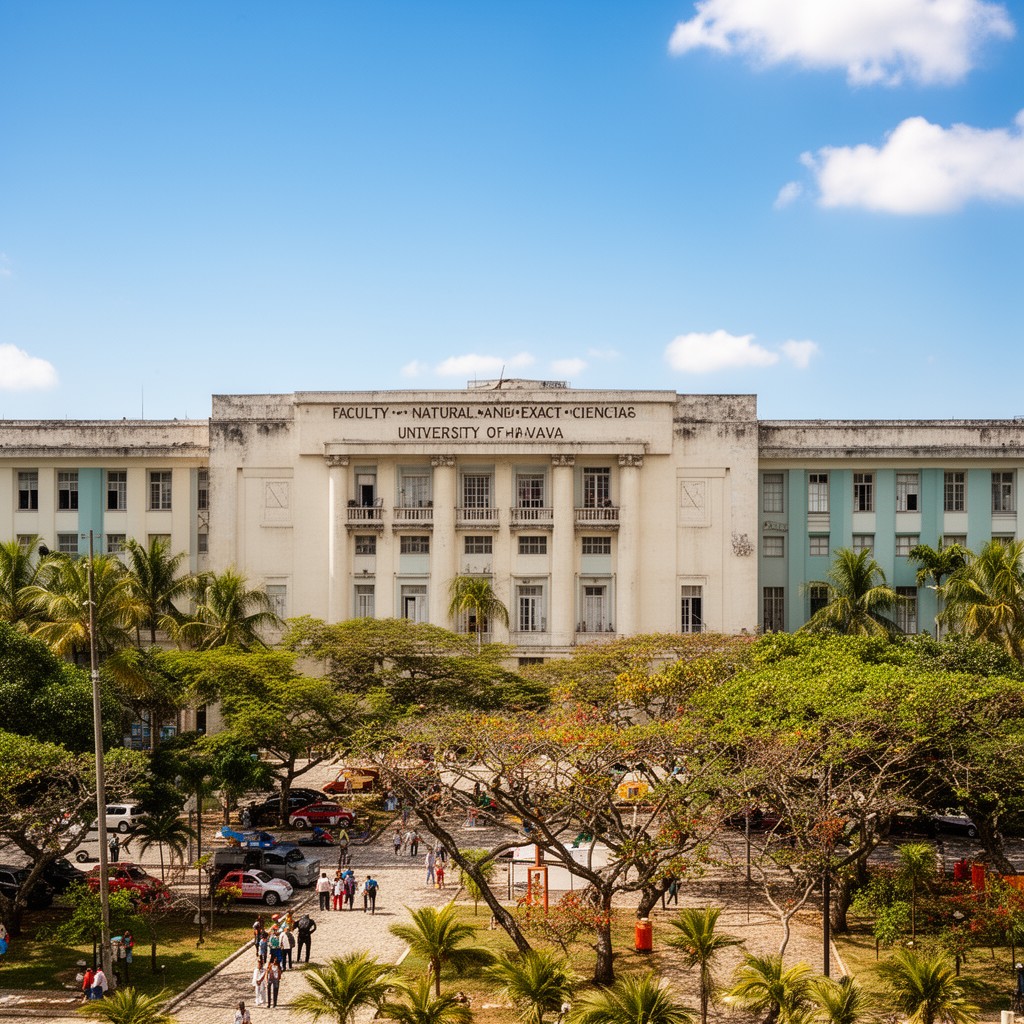 AI-generated illustration of Faculty of Natural and Exact Sciences, University of Havana