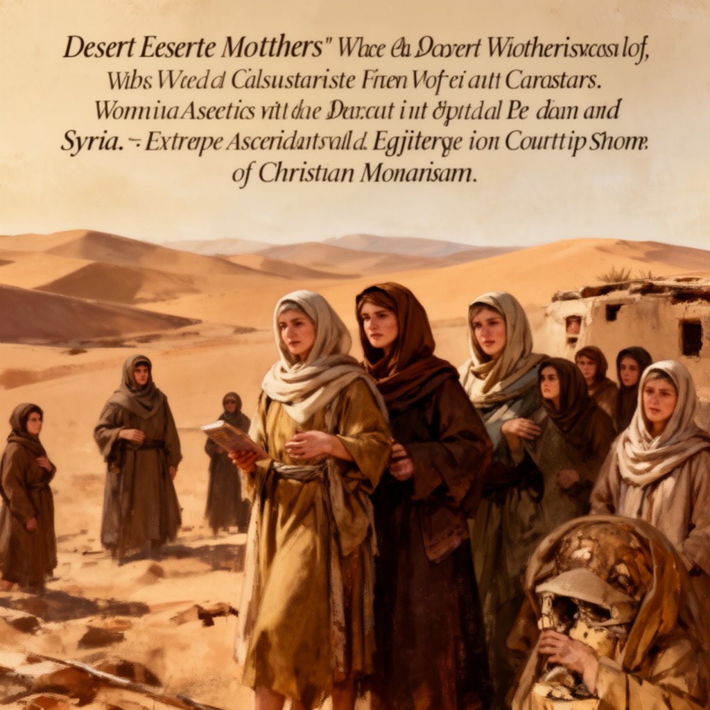 AI-generated illustration of Desert Mothers