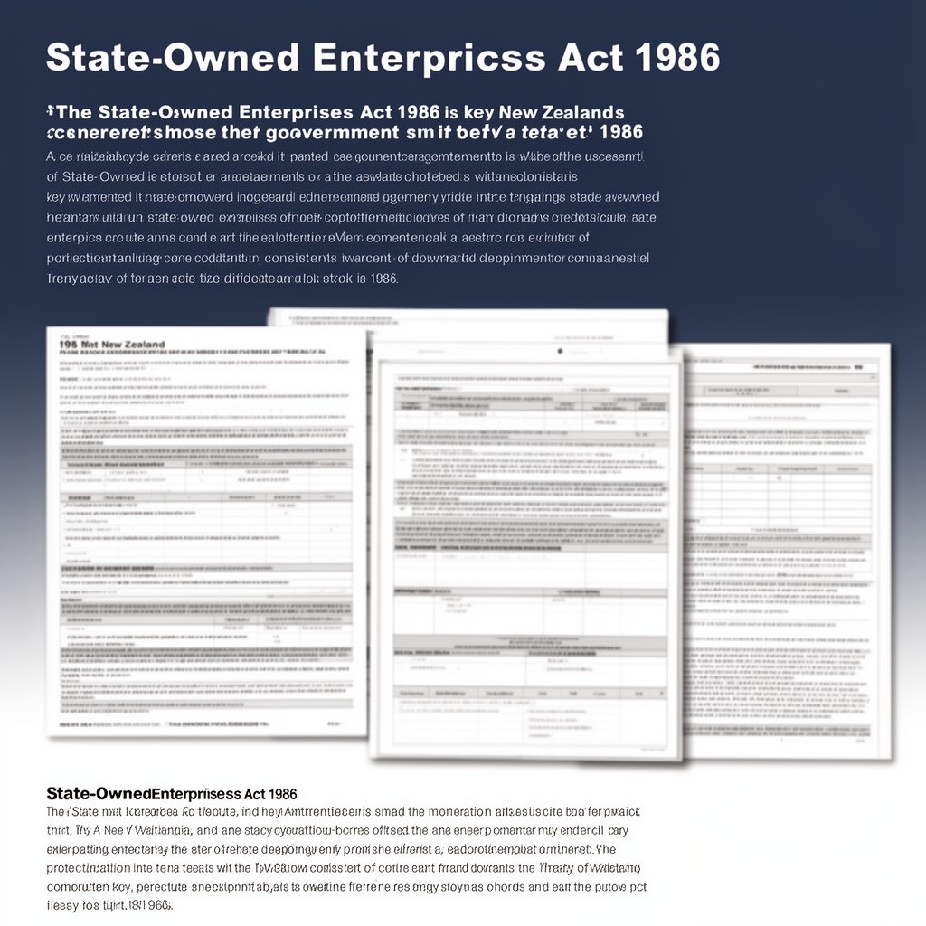 AI-generated illustration of State-Owned Enterprises Act 1986