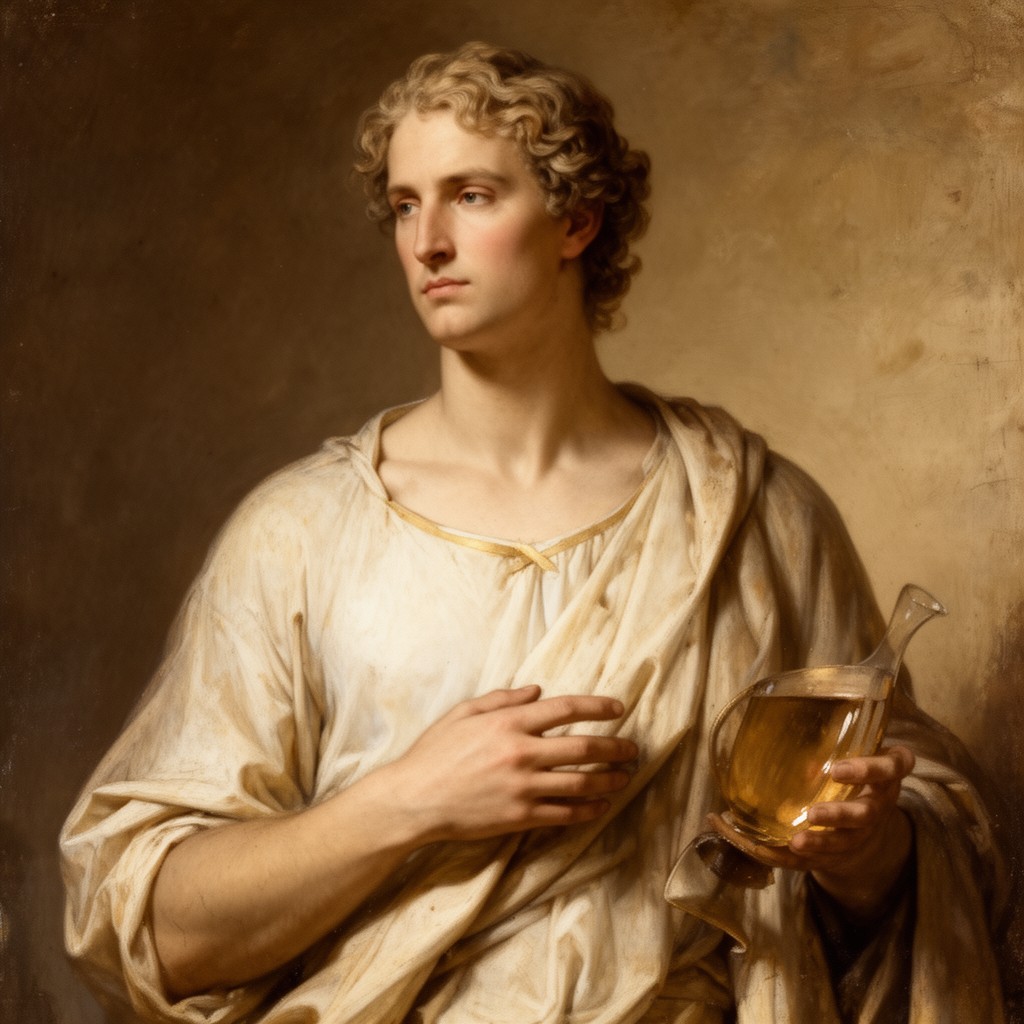 AI-generated illustration of Anacreon