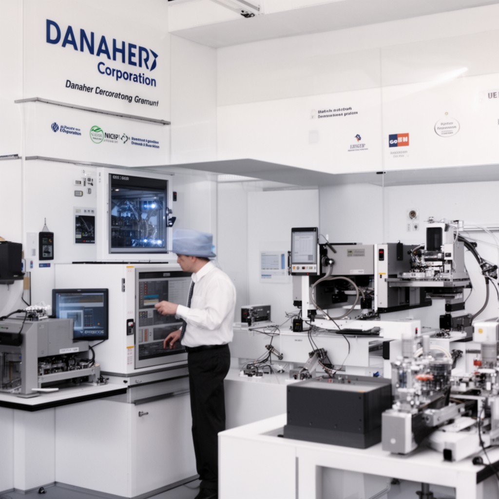 AI-generated illustration of Danaher Corporation