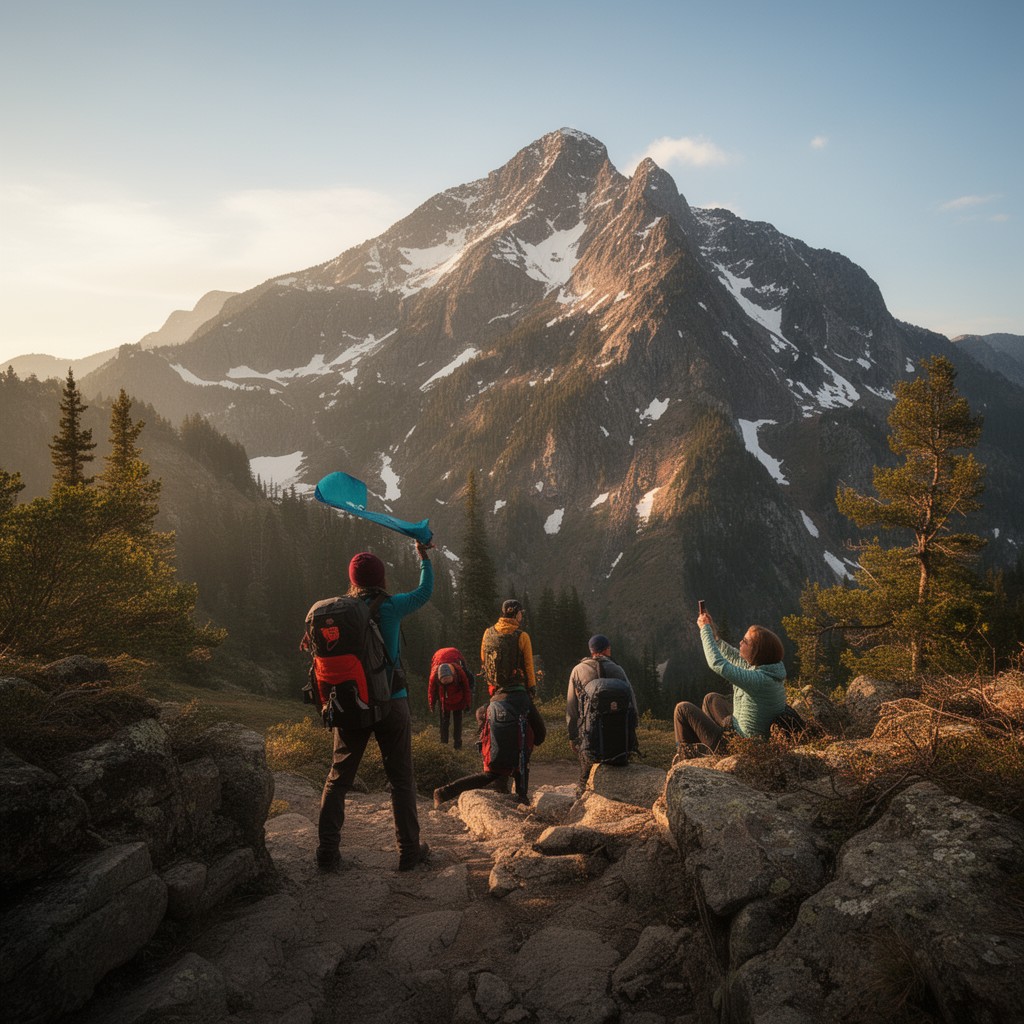 AI-generated illustration of Mountain Hardwear