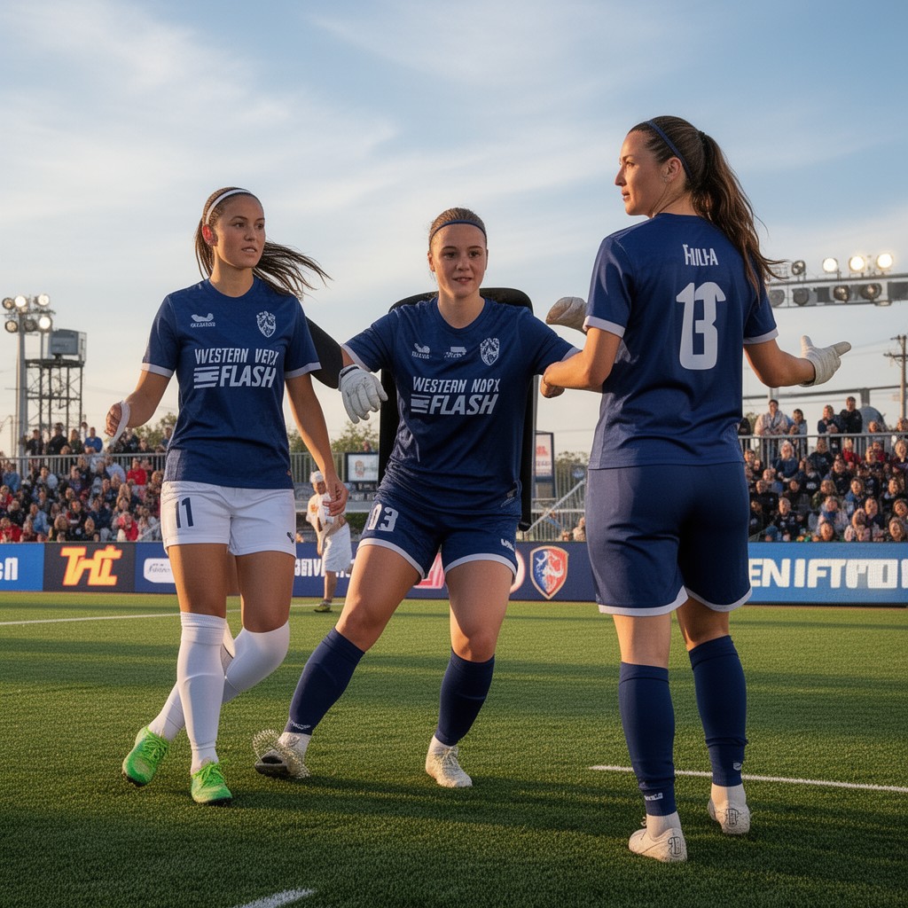 AI-generated illustration of Western New York Flash