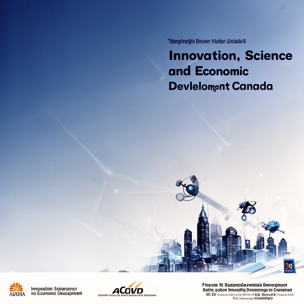 AI-generated illustration of Innovation, Science and Economic Development Canada