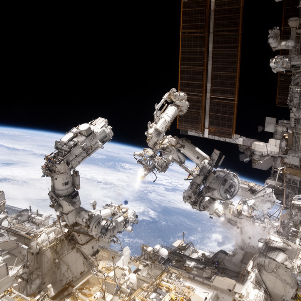 AI-generated illustration of Dextre