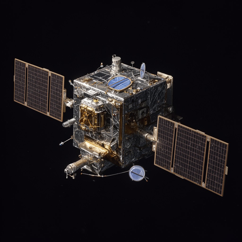 AI-generated illustration of NEOSSat